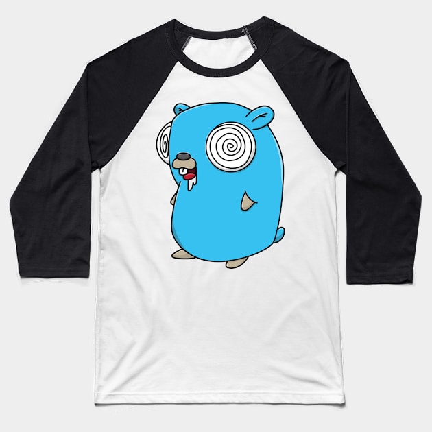 Mindless gopher Baseball T-Shirt by MariaNinfa